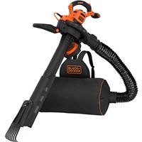 Black & Decker 3-in-1 Bladblazer met ruggedragen opvangzak en ext