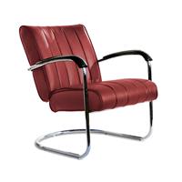 Bel Air Retro Loungestoel LC-01 LTD Ruby