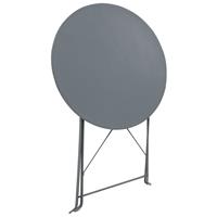 vidaXL 3-tlg. Bistro-Set Stahl  Grau