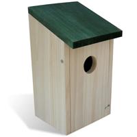 Vogelhuisjes 8 st 12x12x22 cm hout