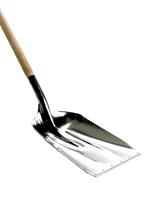 Talen Tools Schop 35 cm aluminium met houten steel 135 cm