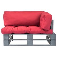 vidaXL Garten-Palettensofa mit  Rot