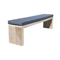 Wood4you Tuinbank Amsterdam steigerhout -130 met kussen 150cm