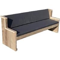 Wood4you Tuinbank Zeeland Steigerhout - Met kussens 188 cmcm