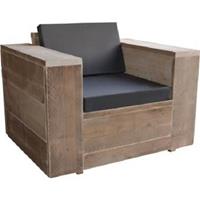 Wood4you - Loungestoel Washington 100Lx60Hx80D cm