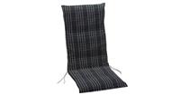 Summerset terrasstoelkussen Brighton - zwart - 120x60 cm