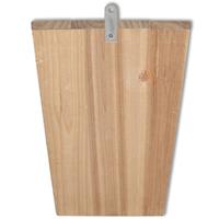 vidaXL Fledermaushäuser 4 Stk. 22 x 12 x 34 cm Holz Braun