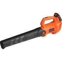 Black & Decker Akku-Axial-Gebläse BCBL200L-QW, 18Volt, Laubgebläse, orange/schwarz, Li-Ionen Akku - BLACK & DECKER