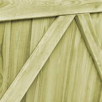 Poorten 2 st 300x100 cm FSC geïmpregneerd grenenhout
