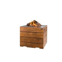 Happy Cocooning Lounge & Dining Feuertisch TEAK-Holz grau 1070 x 800 x 675 mm