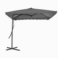 VidaXL Tuinparasol met stalen paal 250x250 cm antraciet