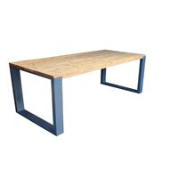 Eettafel New Orleans Roasted wood - Antraciet 220/90220cm