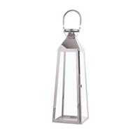 Beliani CRETE Windlicht Zilver RVS