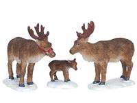 Lemax Reindeer set of 3