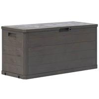 vidaXL Garten-Aufbewahrungsbox 280 L  Braun