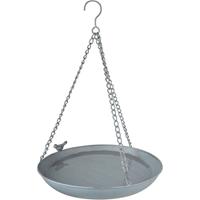 Esschert Design Grey Metal Hangend Vogelbad Ø30x6cm