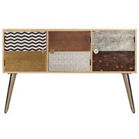 VidaXL Dressoir 120x30x75 cm massief mangohout