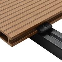 VidaXL Terrasplanken HKC met accessoires 10 m² 2,2 m teak