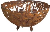 esschertdesign Esschert Vuurschaal Laser Cut Roest 58 cm