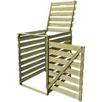 vidaXL Containerberging enkel 240 L geïmpregneerd hout