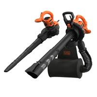 Black & Decker 3-in-1 Elektro-Laubsauger BEBLV290-QS, Laubsauger/Laubbläser, schwarz/orange, 2.900 - BLACK & DECKER