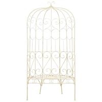 Tuinbank 95 cm ijzer antiek wit