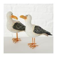 Decoratie dieren beeld meeuw vogel 15 cm Multi