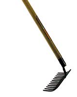 Talen Tools Tuinhark gesmeed staal 20 cm met houten steel 160 cm