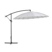 Beliani CALABRIA II Parasol Grijs Polyester