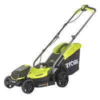 RYOBI 18V OnePlus LithiumPlus Schubmäher schneidet 33cm - 1 Akku 4.0Ah - 1 Ladegerät RLM18X33B40