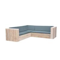 Wood4you Loungeset 1- steigerhout incl kussens 200/200cm