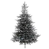 Kunst kerstboom Grandis fir 575 tips met sneeuw 120 cm Groen