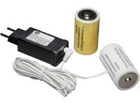 Konstsmide Kerstverlichting Adapter voor Batterij 2x D 1.5V