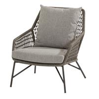 4 Seasons Outdoor Babylon lounge tuinstoel Mid grey 4-Seasons Outdoor