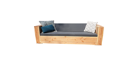 Wood4you loungebank Oslo- Douglashout - 180-70-80