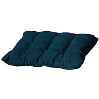 Madison kussens Zitkussen Toscane 46x46cm Outdoor Velvet/panama safier blue