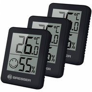 BRESSER ClimaTemp Hygro Indicator Set van 3 Thermo-/Hygrometers (zwart)