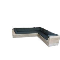 Wood4you Loungeset 6- Steigerhout - incl kussens - 200/230 cm