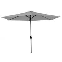 express Stokparasol Gemini 300 cm lichtgrijs