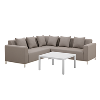 Beliani Loungeset beige BELIZE