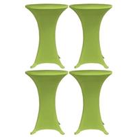 vidaXL Tafelhoes stretch 4 st 60 cm groen