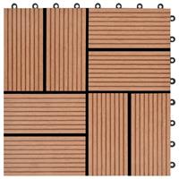 vidaXL 22 Stk. Terrassenfliesen 30 x 30 cm 2 qm WPC  Braun