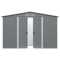 VidaXL Tuinberging 257x205x178 cm staal antraciet