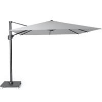 Platinum Challenger T1 zweefparasol 300x300 cm lichtgrijs