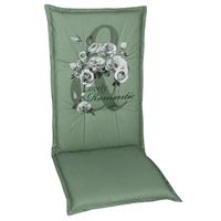 GoDe Tuinkussen hoge rug Oostende green