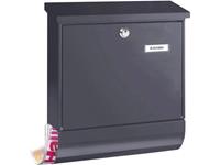 Burg Wächter Briefkasten Set Vario 86720 ANT Stahl Anthrazit Grau