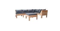 Wood4you Loungeset 8- Douglas - incl kussens - 200/240 cm