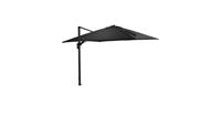 Garden Impressions Zweefparasol Hawaii Deluxe 300x300 - donker grijs - zwart