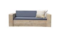 Wood4you Loungebank steigerhout Washington 200cm met kussens''