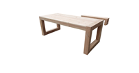 Wood4you Tuintafel Boston 150/90 - tuintafel - eettafel